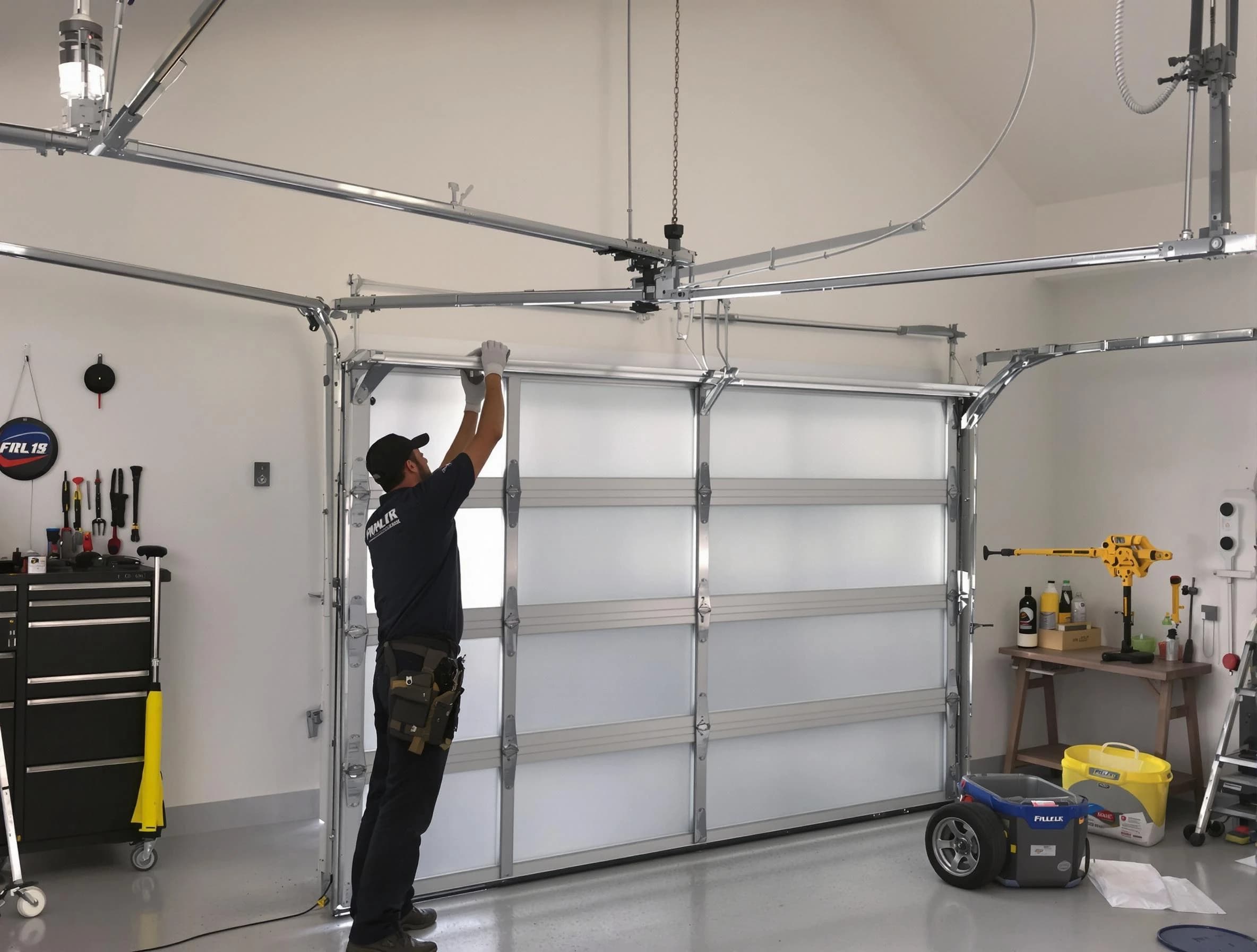Chelmsford Garage Door Repair certified team performing precision garage door installation in Chelmsford