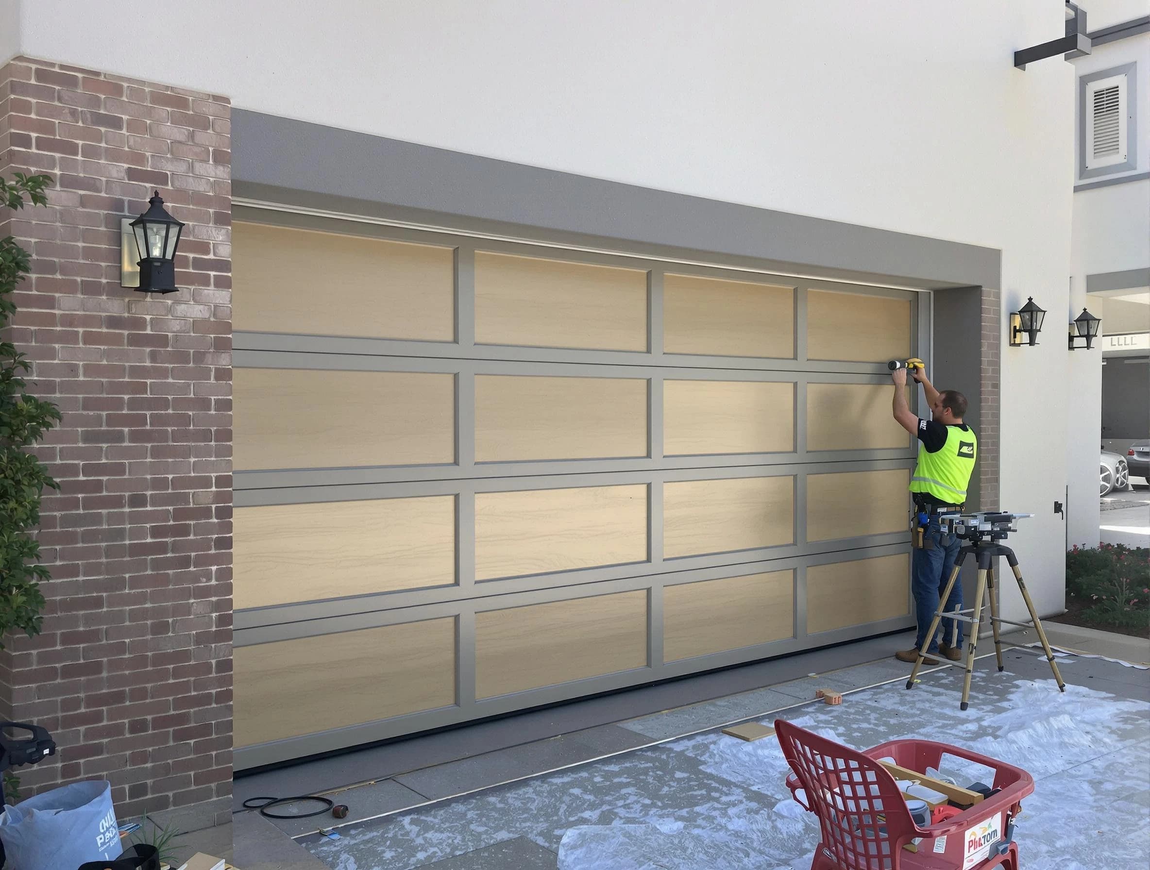 Garage door replacement service by Chelmsford Garage Door Repair in Chelmsford