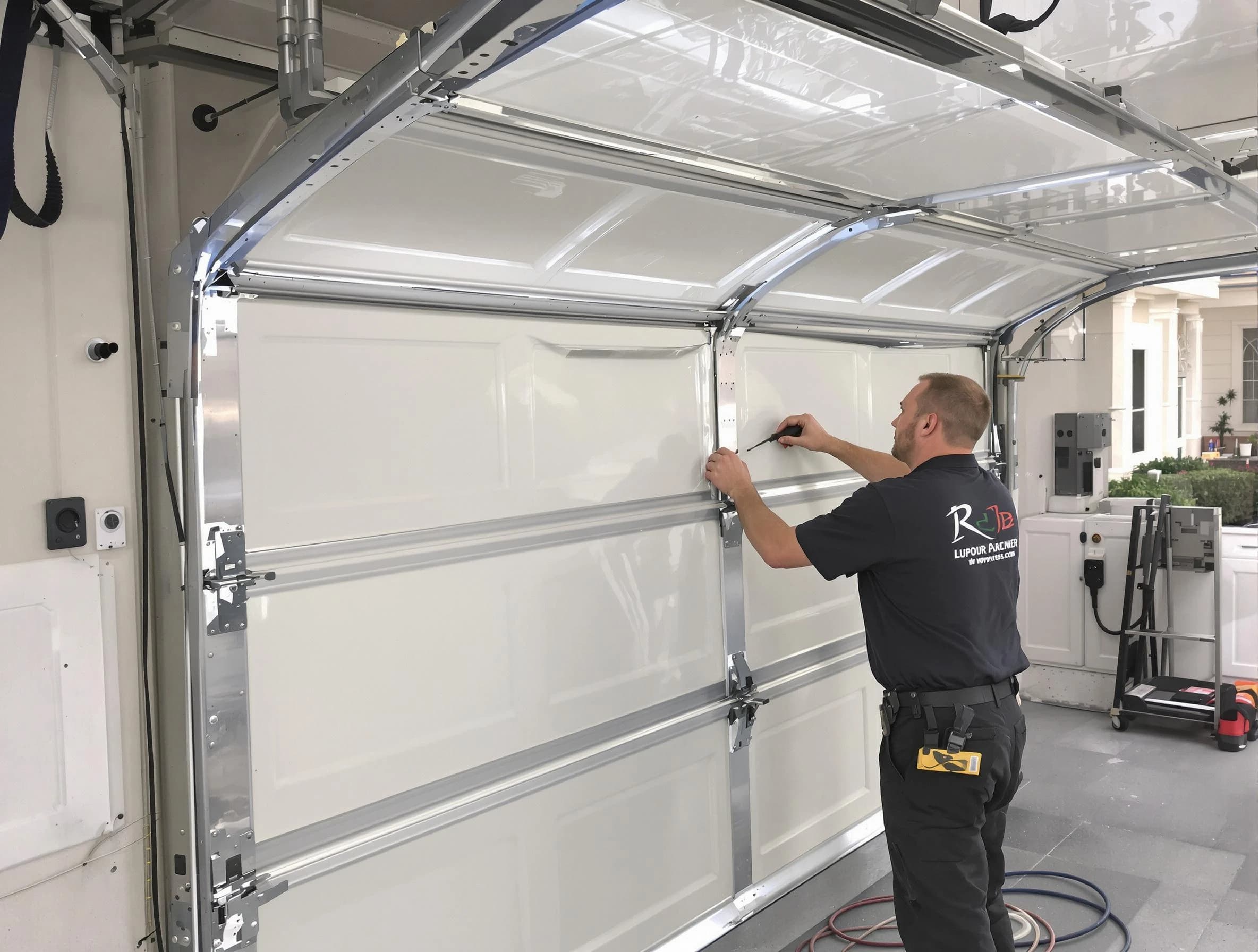 Chelmsford Garage Door Repair professional performing panel repair in Chelmsford